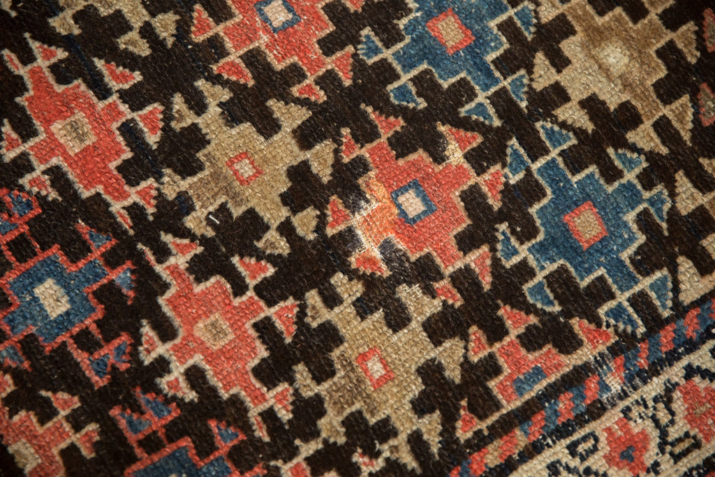 3x8.5 Antique Fragment Kurdish Malayer Rug Runner
