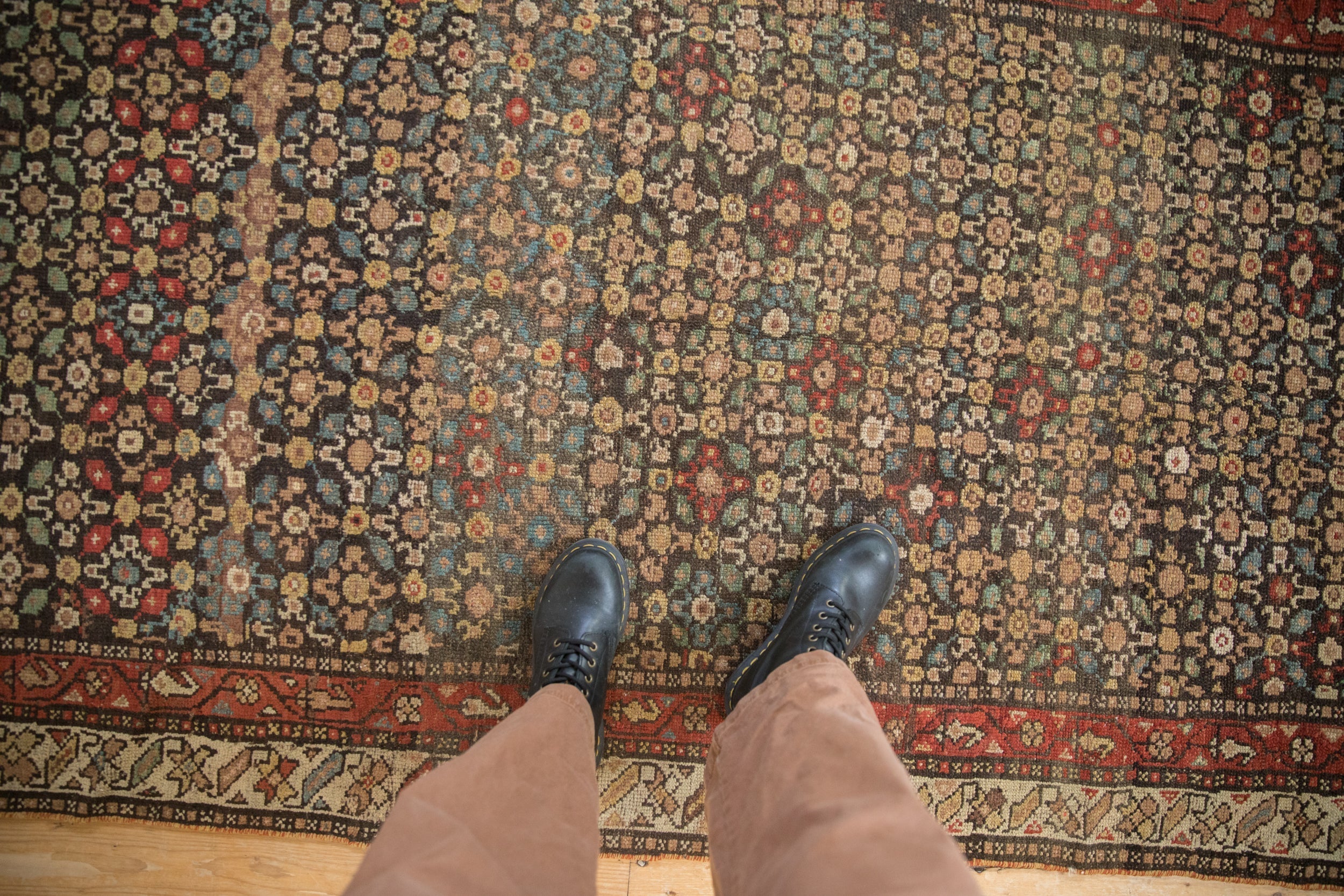 4x8.5 Antique Qashqai Rug Runner