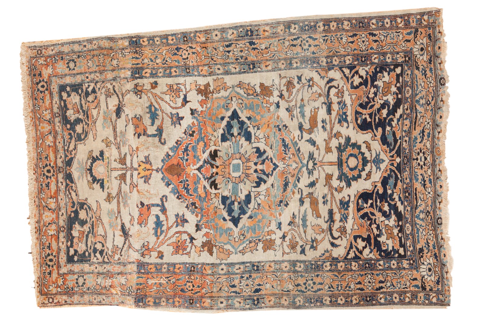 4x5.5 Antique Haji Jalili Tabriz Rug